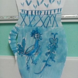 Расписной кувшинчик