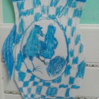 Расписной кувшинчик