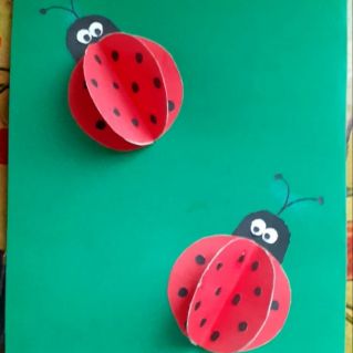 "Объёмные божьи коровки"