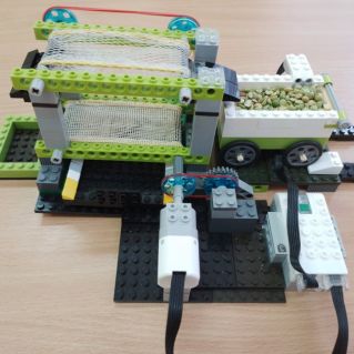 Сетчатый конвейер для калибровки овощей и фруктов