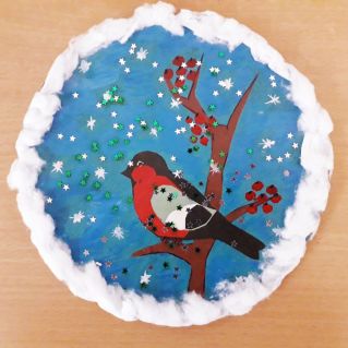 " Птица радости и света!