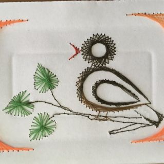 Панно "Птичка - невеличка"