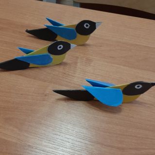 Стайка синичек