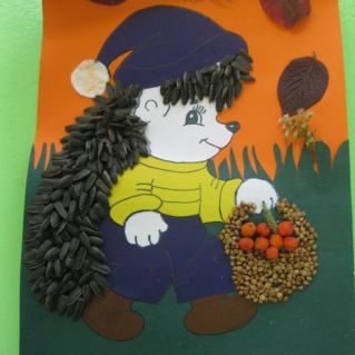 Осенний ёжик