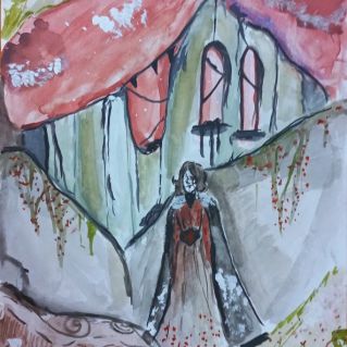 Скетчинг к сказке "Снежная королева"