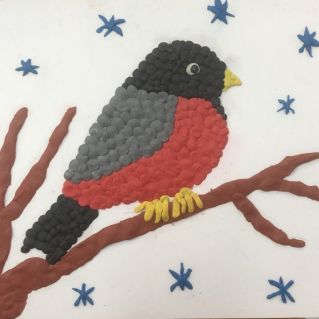 Замечательная птица- снегирь