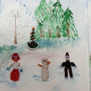 Иллюстрация к сказке "Снегурочка"