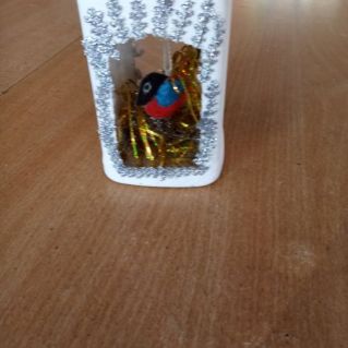 Фонарик со снегирём