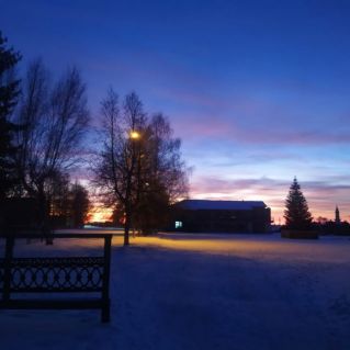 Вечернее село