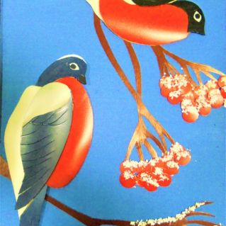 Снегири на рябине