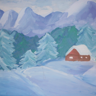 "Домик в снегу"