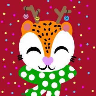 Рождественская открытка