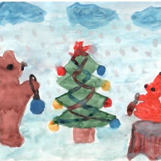 "Новый год в лесу"