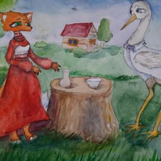 Лиса и Журавль