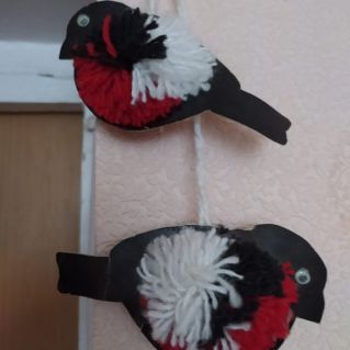 Снегири красеогрудые