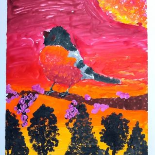 Рассвет и Снегирь