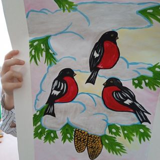 Посланники зимы-чудесные снегири!