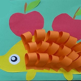 Запасливый ёжик.