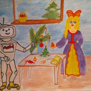 Иллюстрация к сказке Ю. Магалифа  "Мой любимый Бука"