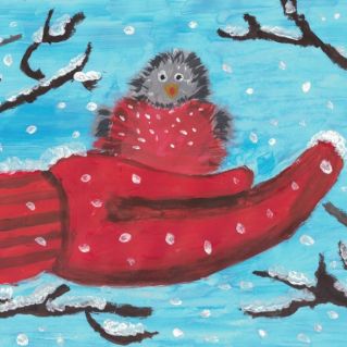 Трудно птицам зимовать