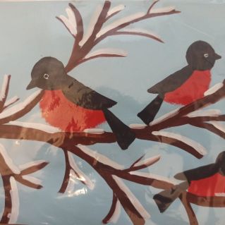 Снегири на ветке