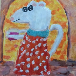 МЫШКА - хозяюшка.