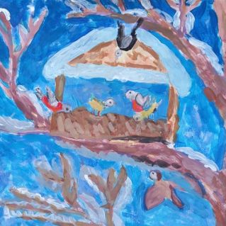 Столовая для птиц.