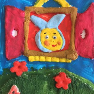 Колобок на окошке