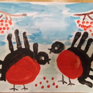 "Забавные снегири"