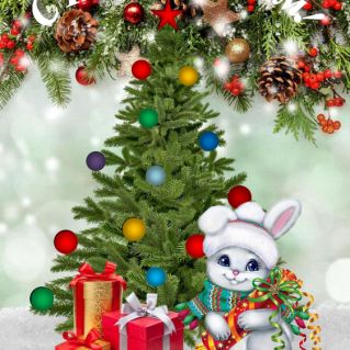 Новогодняя открытка в MS Word