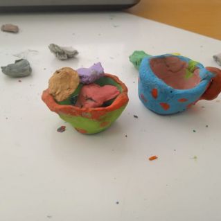 Чаепитие с конфетами