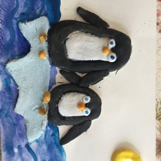 Семья пингвинов