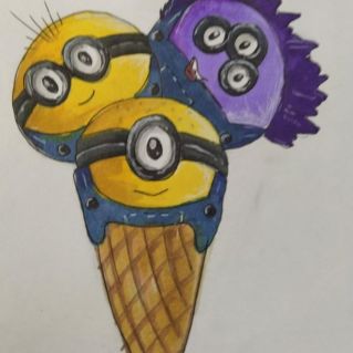 Миньоновое мороженое