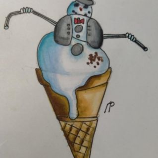 Снеговичное мороженое