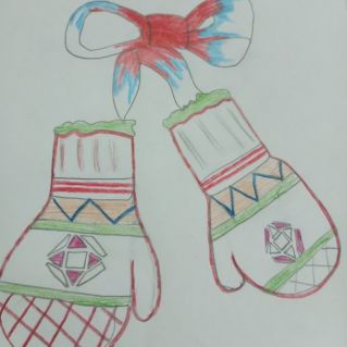 "Новогодние варежки"
