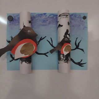 Зимняя птица