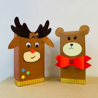 "Забавная копилка", декорирование коробочки от чая