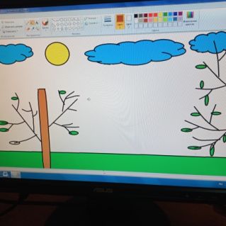 Компьютерная графика "Весна пришла"