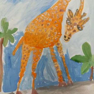 рисунок" Но тому, кто так высок, Нелегко сорвать цветок!"