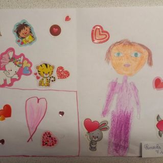 Открытка маме