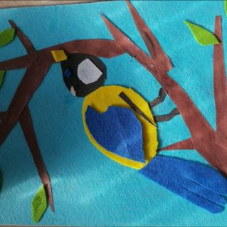 Синичка встречает весну!