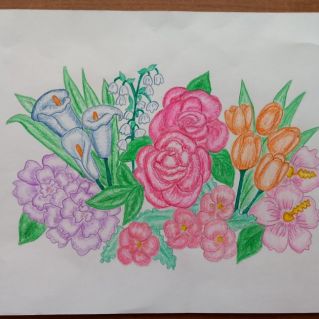 "Цветы маме"