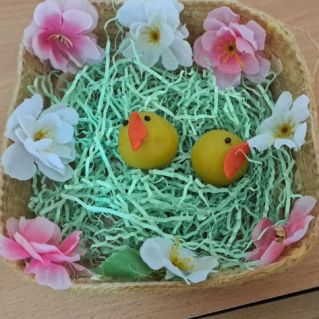 Весенняя  корзинка