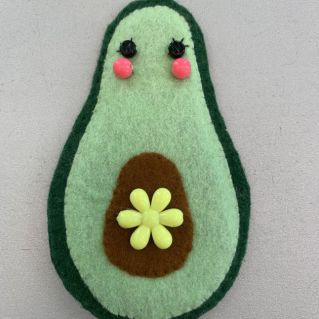 «Авокадо» из фетра