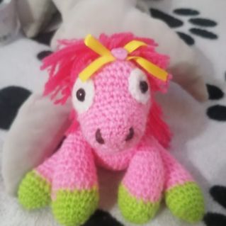 Вязания крючком - пони "Звездочка"