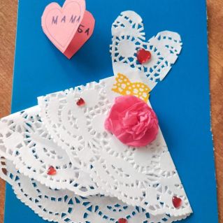 Открытка для  супер мамы