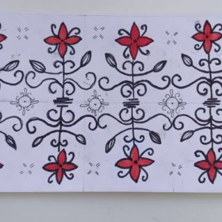 Мезенская роспись