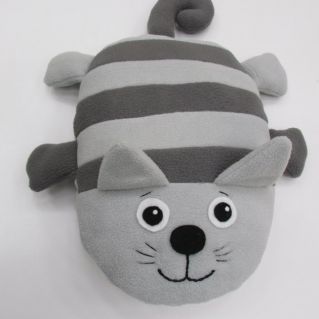 Игрушка-подушка из флиса "Полосатый кот"