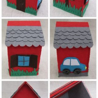 Шкатулка из фетра