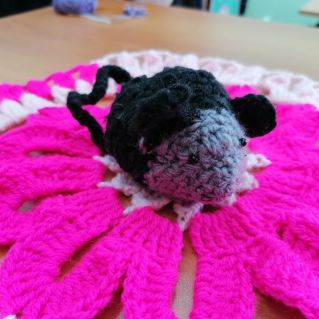 Вязание крючком - мышка